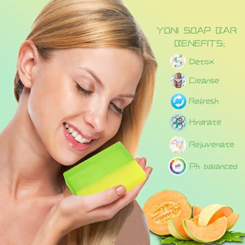 Yoni Soap Bars Yoni Wash & Yoni Oil Set Of 4, 2 * 5.29oz Handmade Vaginal Soap Feminine Wash